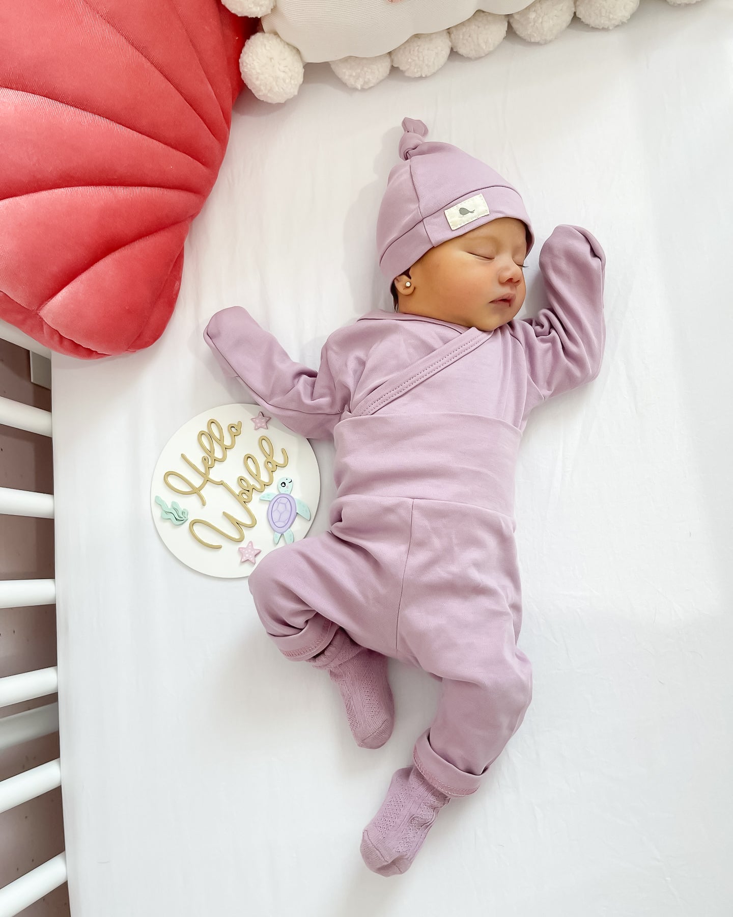 Set Bienvenido a Casa en color Amarillo Bebé - set de regalo para bebe