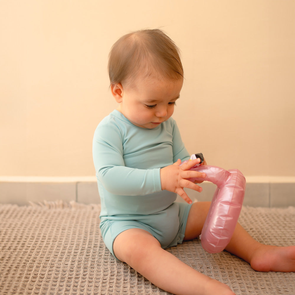 Traje de Baño en color Rosa - ropa organica para bebe