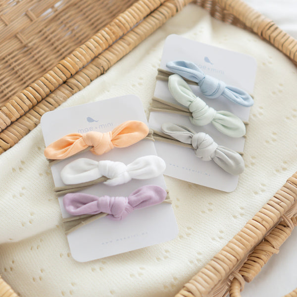 Mini Moñitos Nudo - Mae & Mini