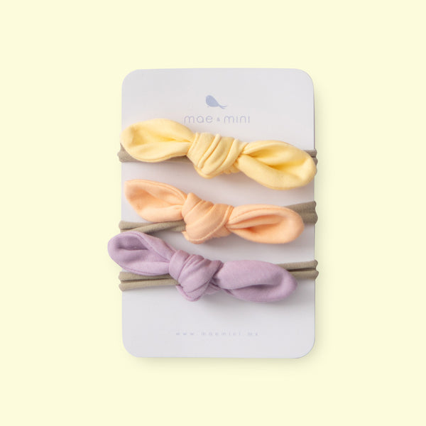 Mini Moñitos Nudo - Mae & Mini