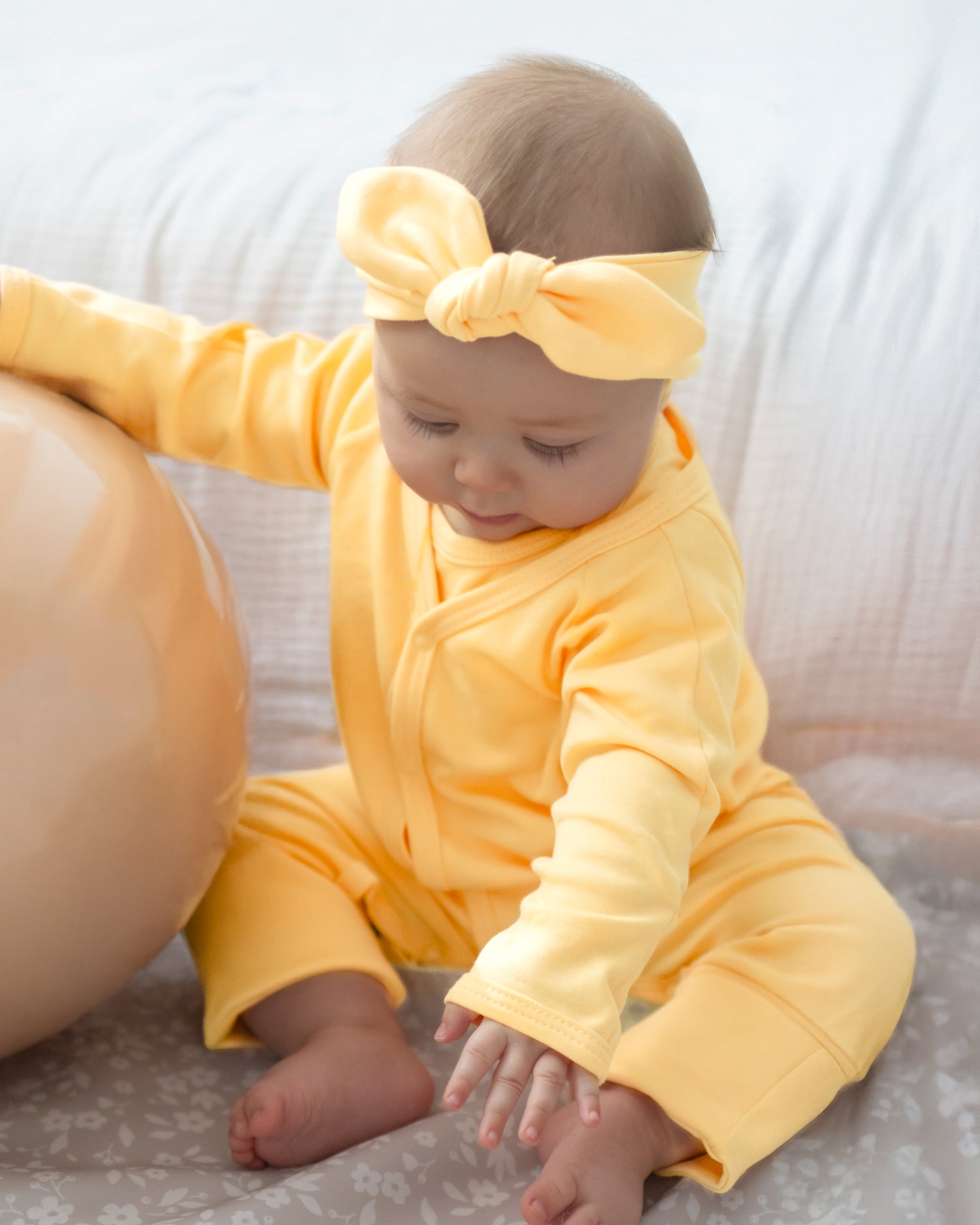 Mameluco en color Amarillo Bebé mameluco para bebe