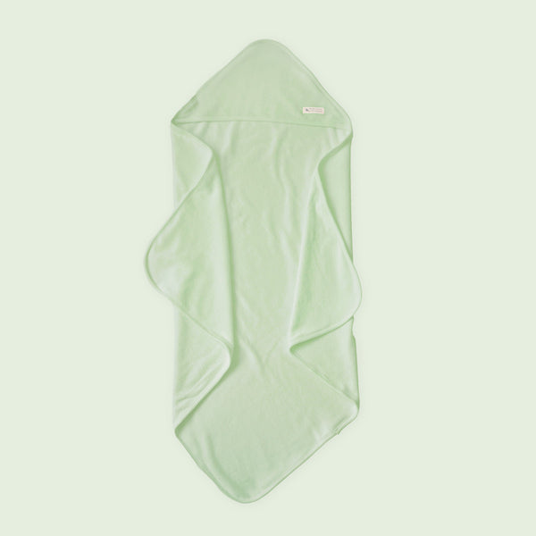 Toalla de Baño con gorro color Verde - Mae & Mini