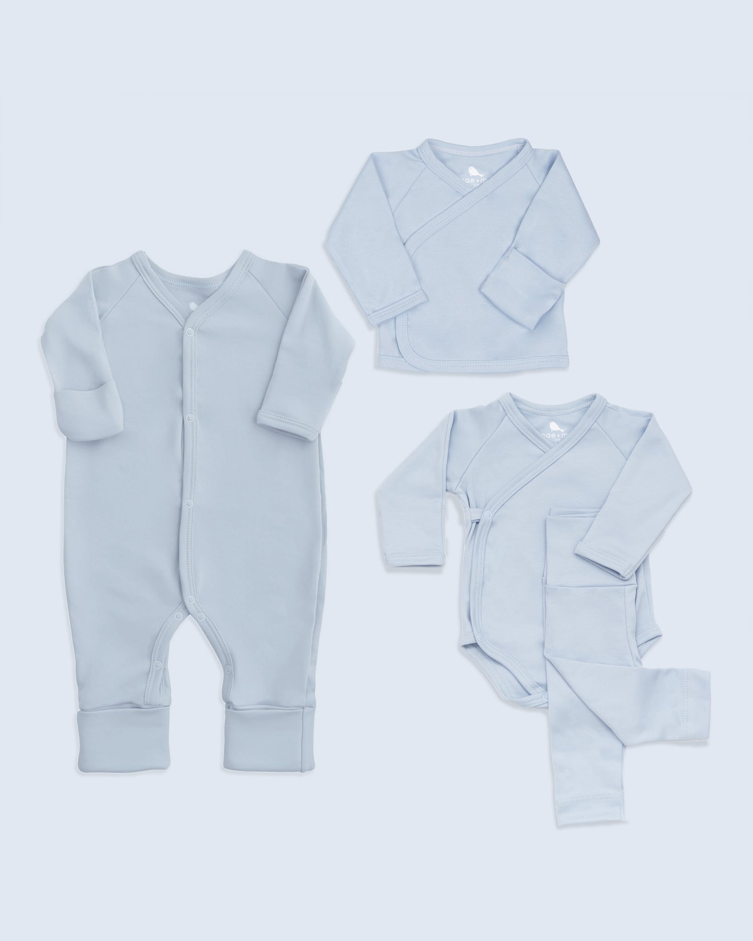 Set Esenciales en color Azul Cielo - set de regalo para bebe