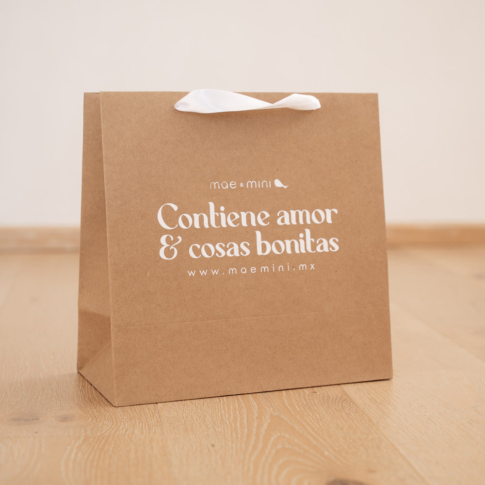 Bolsa de Regalo en color Bolsa Grande - ropa organica para bebe