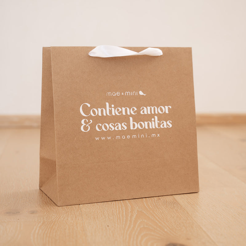 Bolsa de Regalo en color Pequeña - empaque de regalo para bebe