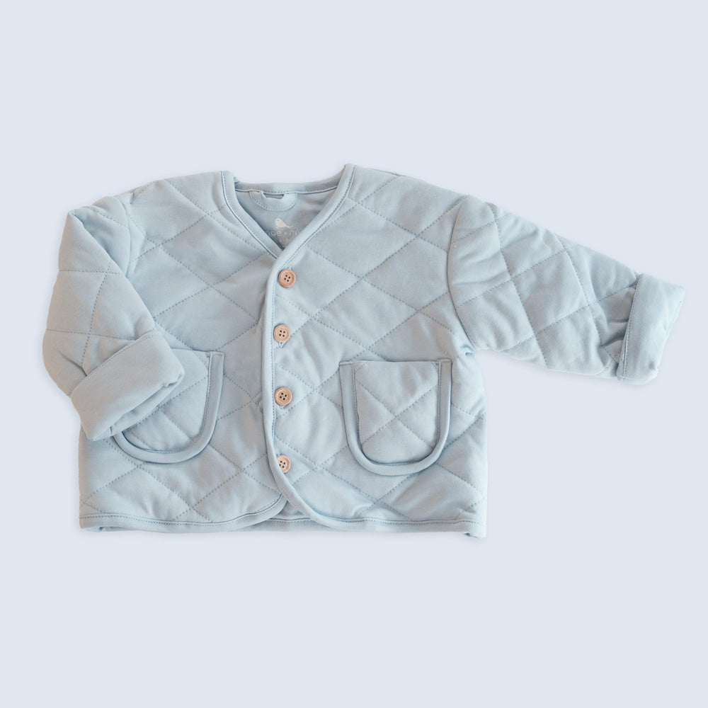 Chamarra Acolchada Azul Cielo - chamarra para bebe Mae & Mini