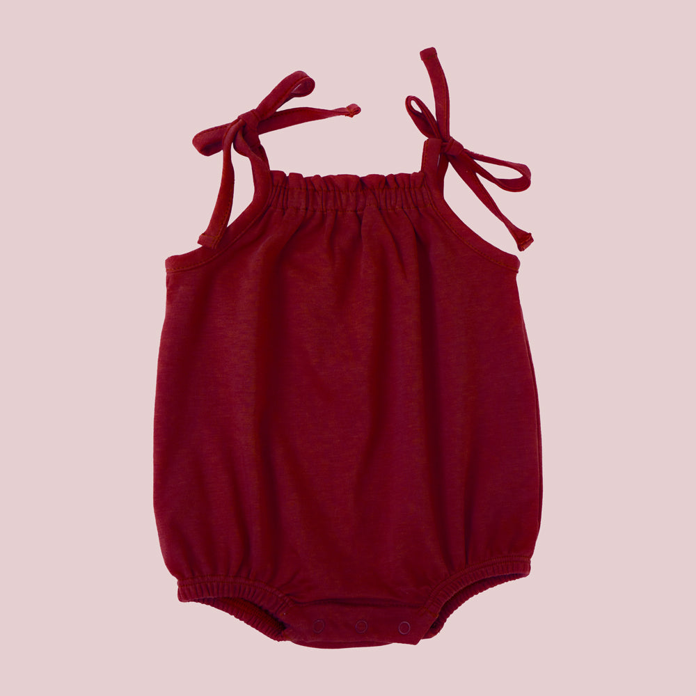 Pañalero de Lazos - body para bebe de algodon pima Mae & Mini