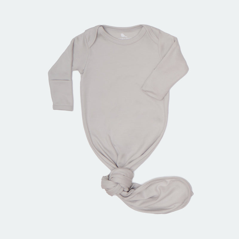 Pijama Nudo Gris - pijama para bebe Mae & Mini