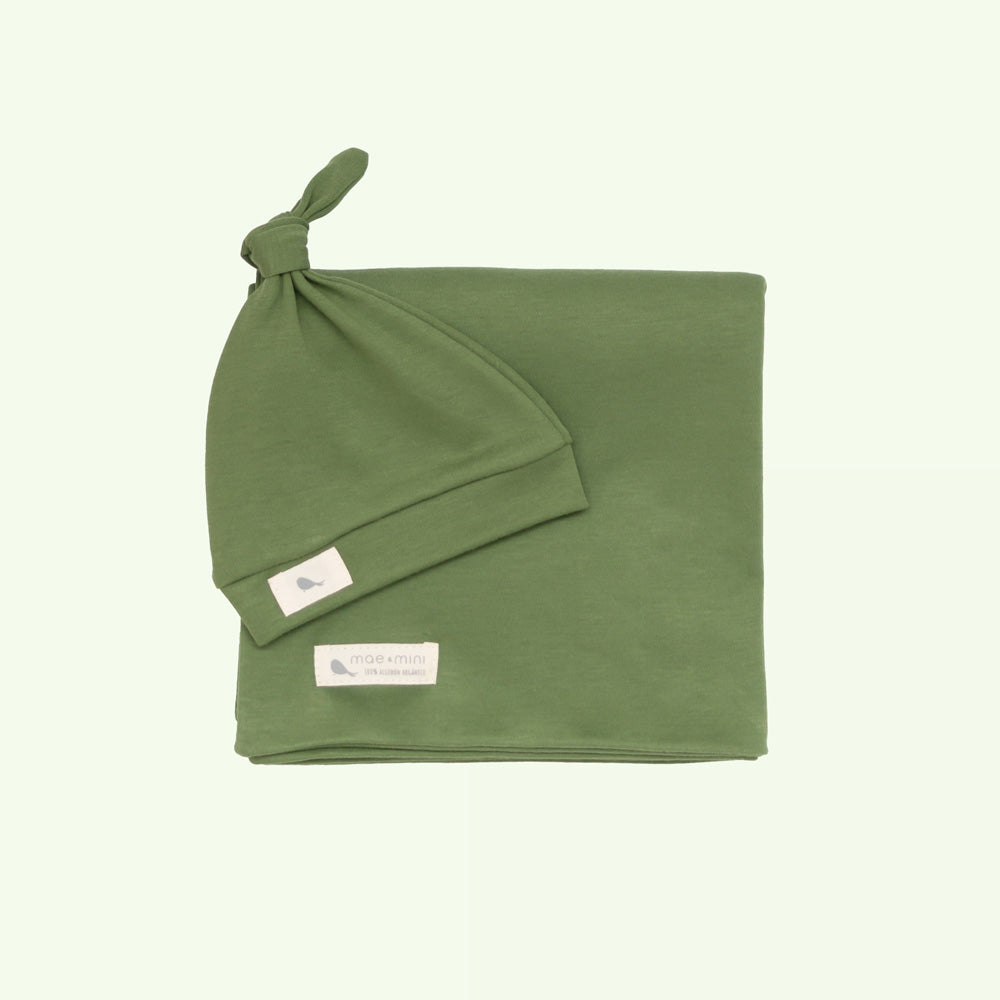 Set Arrullo Verde - set de regalo para bebe Mae & Mini
